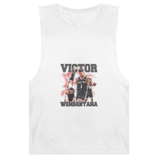 Discover Victor Wembanyama Unisex Barnard Tanks, Victor Wembanyama Graphic