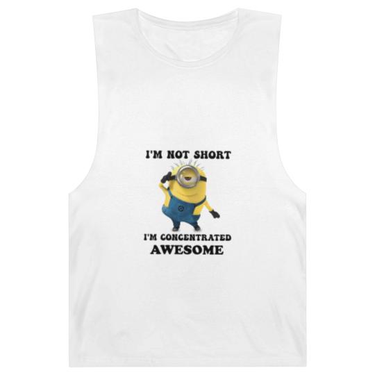 Discover Minions I'm Not Short I'm Concentrated Awesome The Rise of Gru Graphic Barnard Tanks