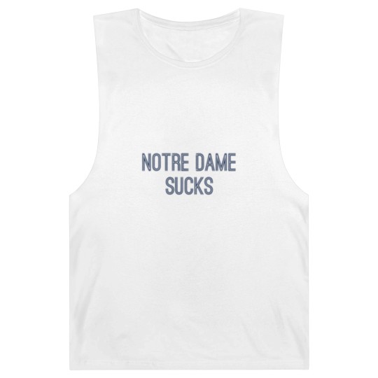 Discover ND Sucks (Navy Text) - ND Sucks - Barnard Tanks