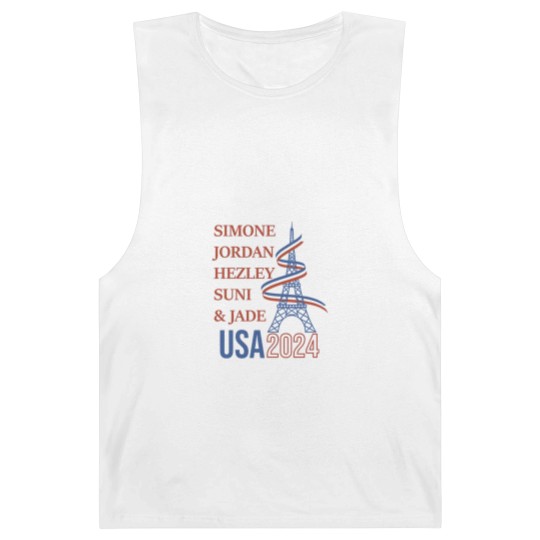Discover Simone - Jordan - Hezley - Suni - Jade Barnard Tanks, USA 2024 Olympics Barnard Tanks