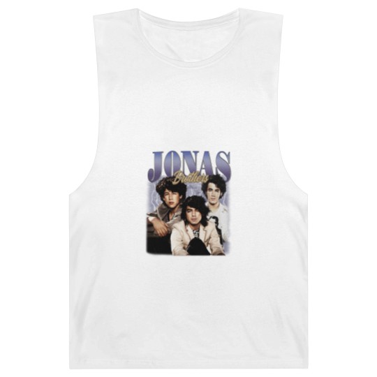 Discover Jonas Brothers 90s Vintage Barnard Tanks, Jonas Brothers Bootleg Barnard Tanks, Jonas Brothers Barnard Tanks