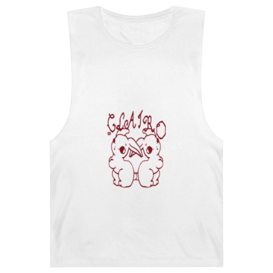 Discover Clairo Merch Store Clairo Bunnies Barnard Tanks (Light Blue)