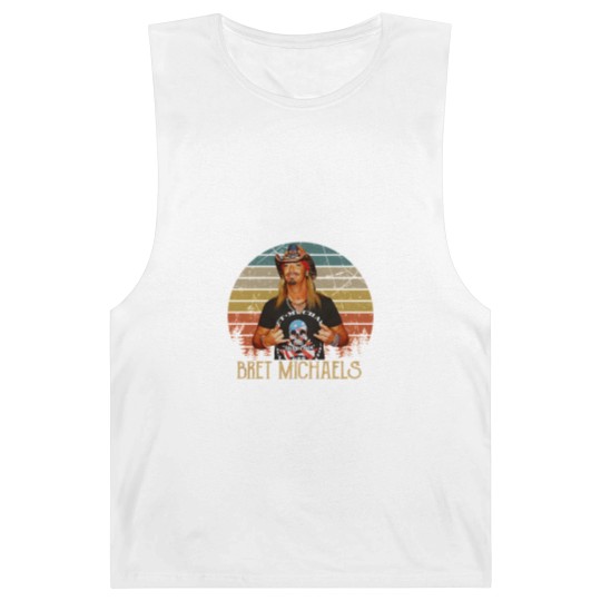 Discover New Popular Bret Michaels Vintage Gift For Fans Barnard Tanks