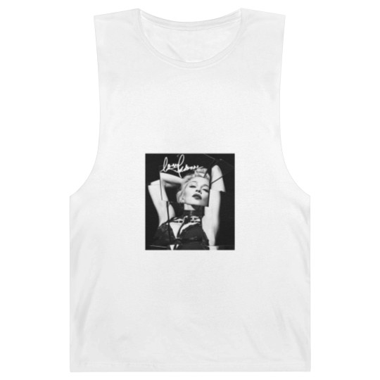 Discover Madonna Signature Barnard Tanks Short Sleeve Cotton Black Men All Size S to 5XL