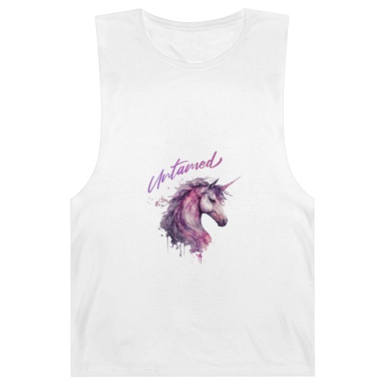 Discover Unicorn Barnard Tanks, Retro 80s  Barnard Tanks, Untamed Fantasy Mythical Magical Barnard Tanks