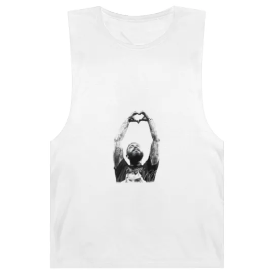 Discover Post Malone Hand Hearts Barnard Tanks