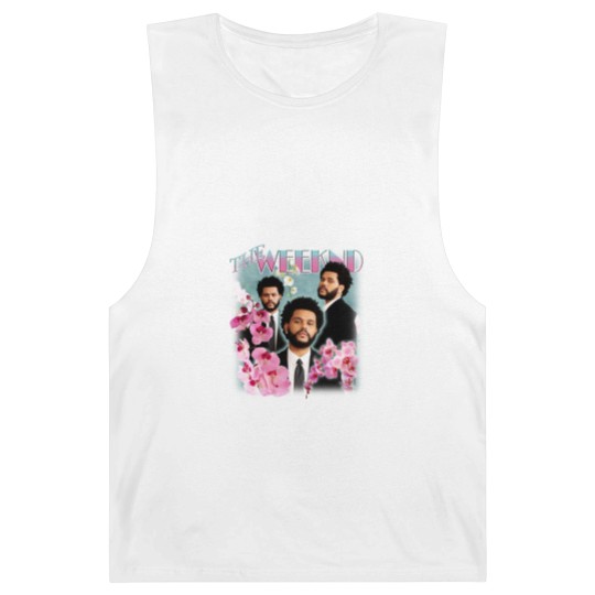 Discover Weeknd Vintage Style Rap Barnard Tanks