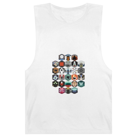 Discover Destiny 2 Vow Of Disciple Raid Symbols Short-Sleeve Barnard Tanks