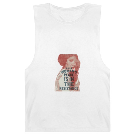 Discover Woman’s Place Is In The Resistance Feminist Barnard Tanks