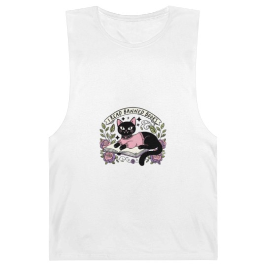 Discover I Read Banned Books Barnard Tanks, Bookish Cat Barnard Tanks