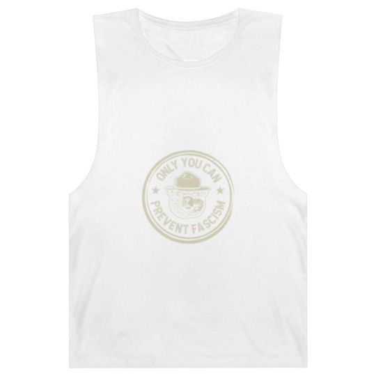 Discover Vintage Smokey The Resist Bear Only You Can Prevent Fascism Unisex Barnard Tanks