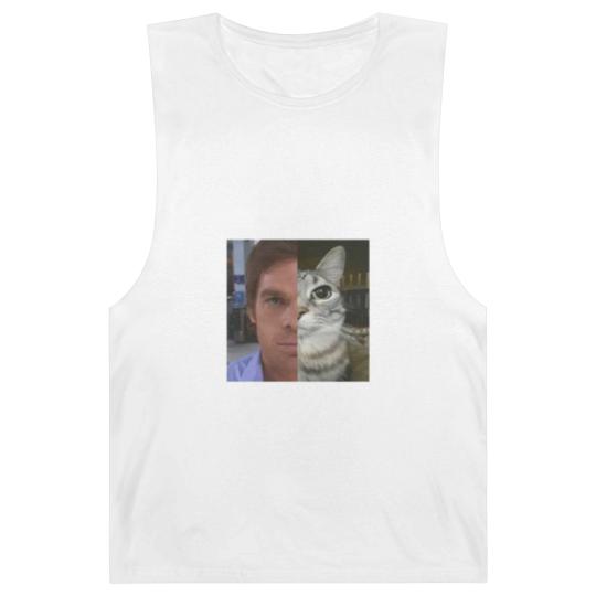 Discover Dext Morgan Barnard Tanks, Funny Cat Meme Barnard Tanks, Unisex Heavy Cotton Barnard Tanks, Gift for Dexter Fans, TV Show Fan Barnard Tanks