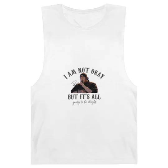 Discover I'm not okay- Jellyroll- Unisex Heavy Cotton Barnard Tanks