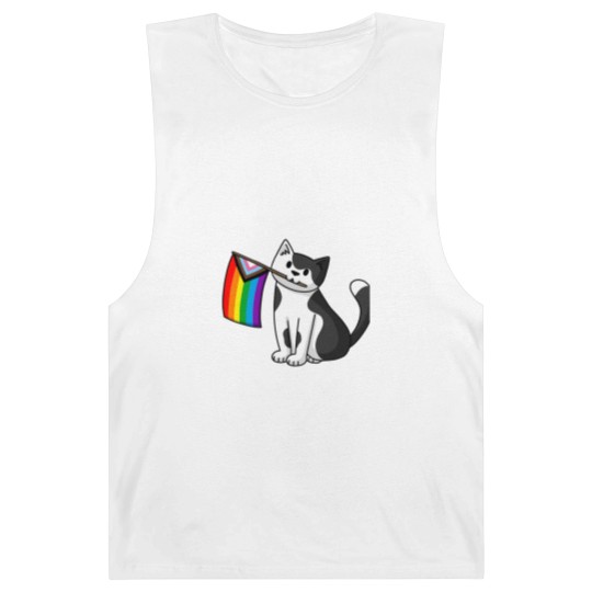 Discover Progress Pride  Pride Cat Barnard Tanks