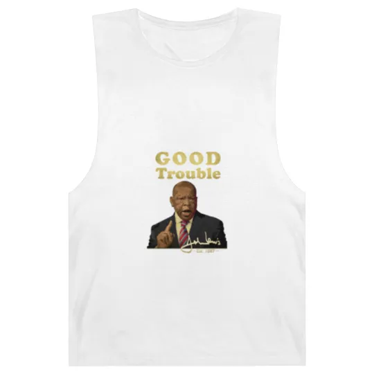 Discover Good trouble john lewis signature est 1987 Classic Barnard Tanks