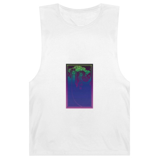 Discover Art Nouveau Ladies (blue on purple) - Art Nouveau - Barnard Tanks