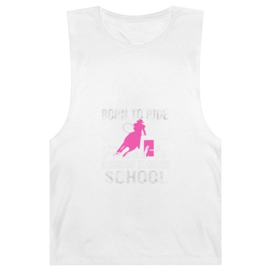 Discover Born Ride Horse Forced To Go To School Funny Barre Barnard Tanks