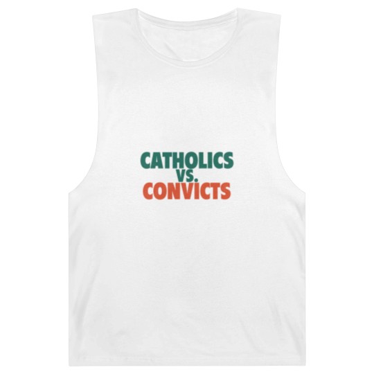 Discover Catholics Vs. Convicts Retro 1988 Football Game Barnard Tanks