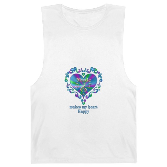 Discover Music Makes My Heart Happy Barnard Tanks