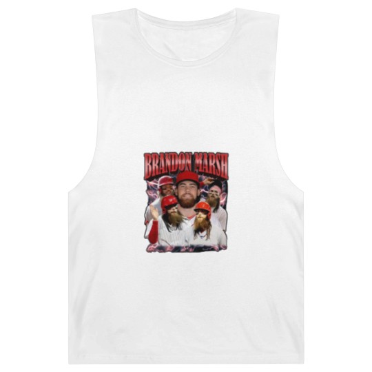 Discover Bran!don Marsh Barnard Tanks, Brandon Baseball Player Marsh Barnard Tanks