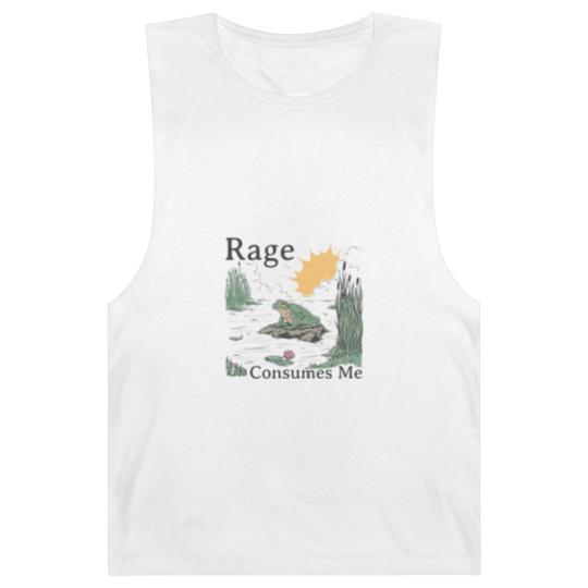 Discover Rage Consumes Me Barnard Tanks, Frog Pond Barnard Tanks, Meme Frog Barnard Tanks, Vintage Style Unisex Barnard Tanks