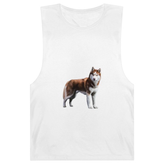 Discover Siberian Husky Red Husky Wolf Dog Barnard Tanks
