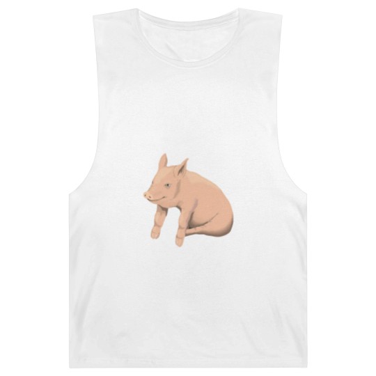 Discover Hey Babe Cute Pig Pun Barnard Tanks
