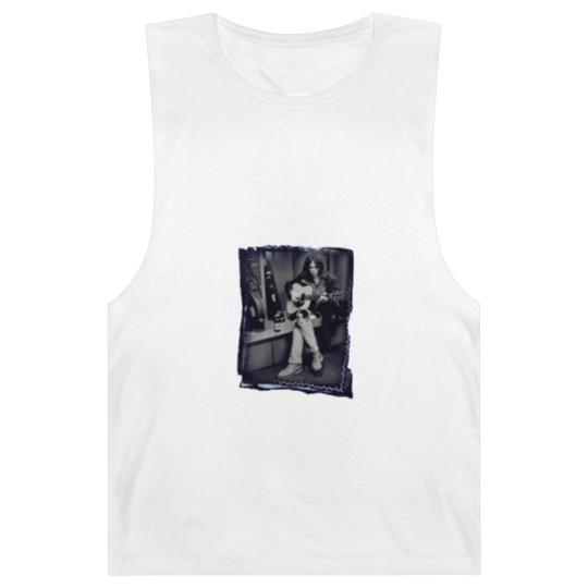 Discover Neil Young // Short Sleeve Barnard Tanks