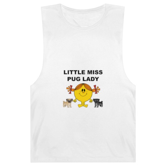 Discover Little Miss Pug Lady Cute Design Barnard Tanks