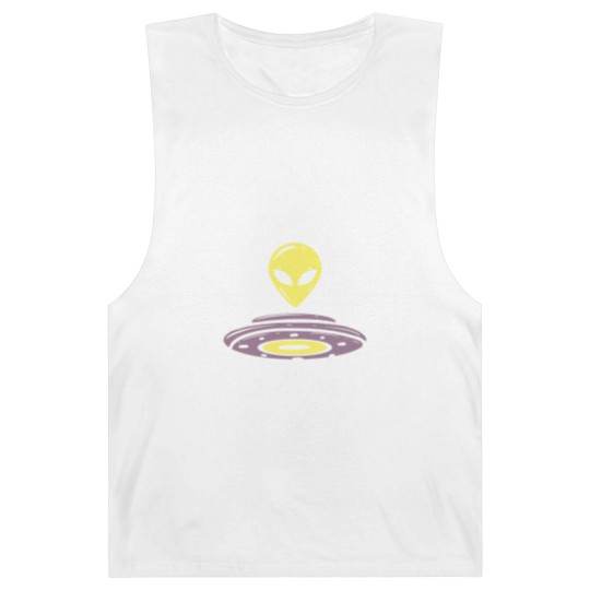Discover Alien UFO motif alien head saucer design Barnard Tanks