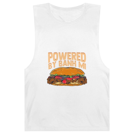 Discover Powered By Banh Mi Funny Vietnamese Food Gift Barnard Tanks
