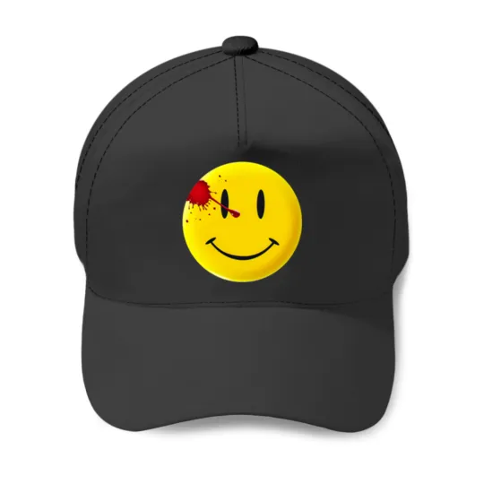 Discover Watchmen Smiley Symbol Baseball Caps