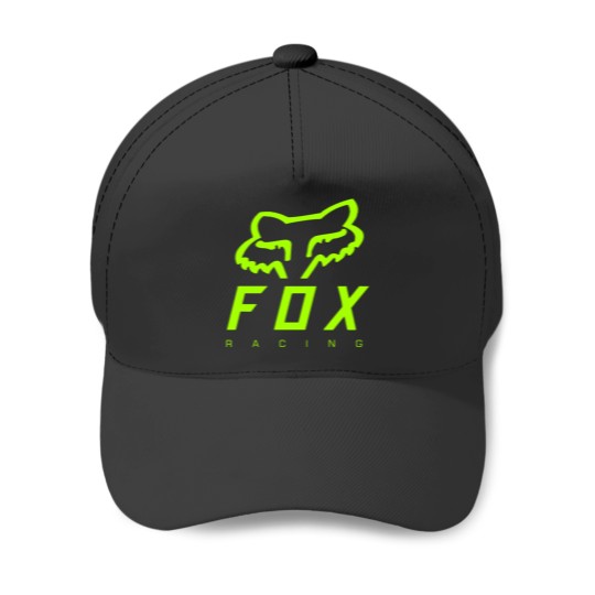 Discover green foxx racing logo Baseball Caps
