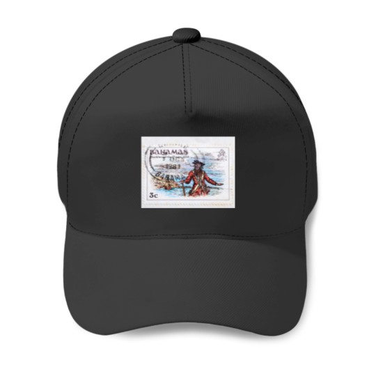 Discover Bahamas 1981 Pirate Baseball Caps