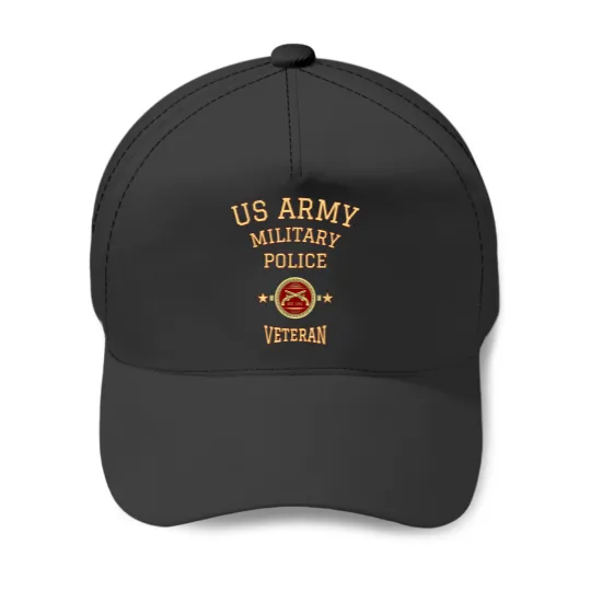 Discover Military Police Veteran Retired Police Officer Baseball Caps