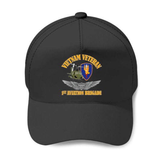 Discover 1St Aviation Uh-1 Gunship Pilot Wings Baseball Caps