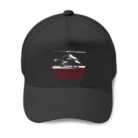 Discover I Identify As An Attaack Helicopter - Airwolf Edition Baseball Caps