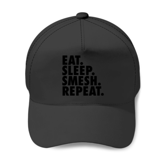 Discover Eat Sleep Smesh Repeat 2 Baseball Caps