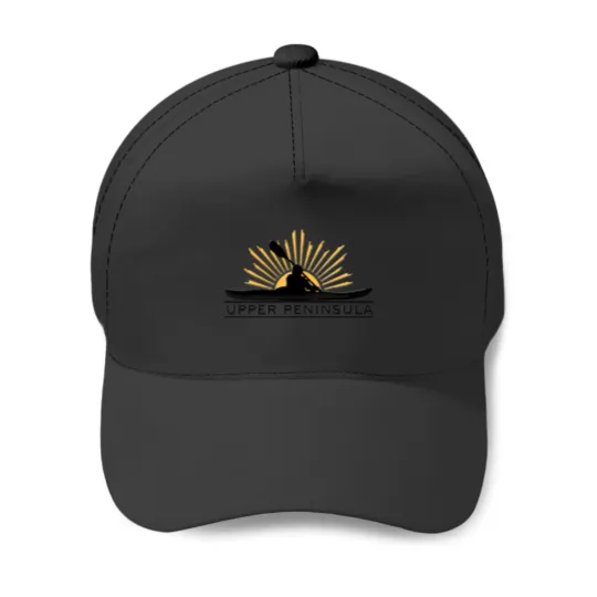Discover Kayak Upper Peninsula UP Yooper Souvenir Baseball Caps