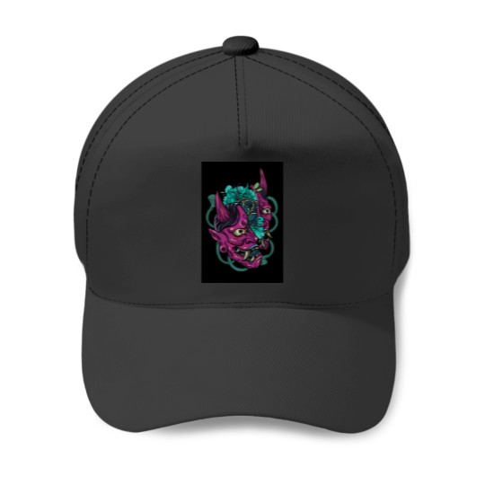 Discover Japanese Hannya Mask Baseball Caps