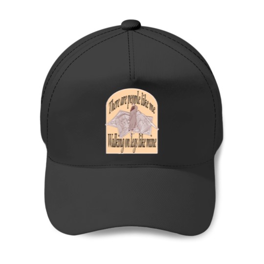Discover Map on a wall Baseball Caps