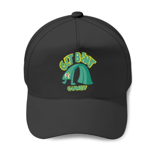 Discover Get bent Gumby and pokey Baseball Caps