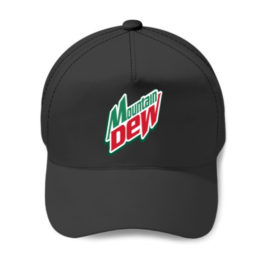 Discover Mountain Dews Logo Baseball Caps