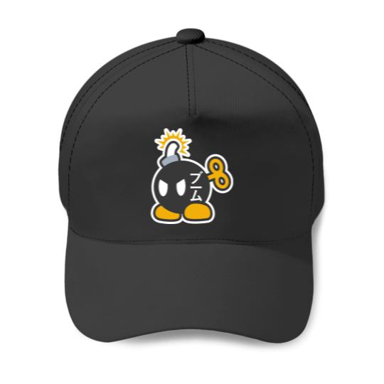 Discover Bob-omb Throw Pillow Baseball Caps