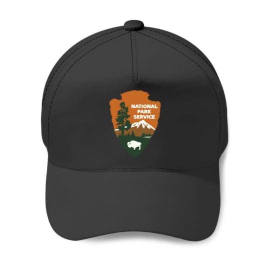 Discover National Park Service Logo Digital Art Baseball Caps