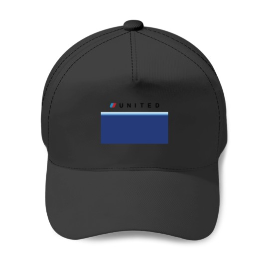 Discover United Airlines Blue Tulip Livery Baseball Caps