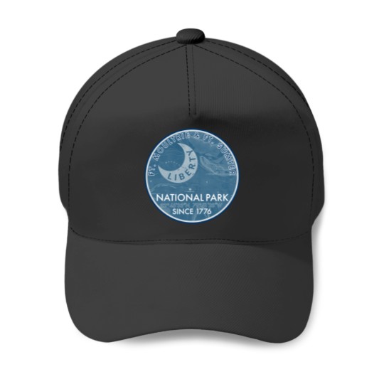 Discover Fort Moultrie national  Liberty Flag Baseball Caps