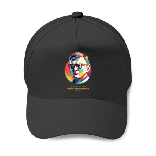 Discover Dmitri Shostakovich WPAP Baseball Caps