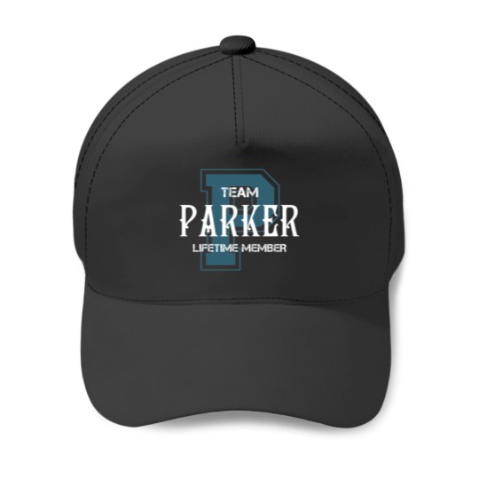 Discover Parker Team PARKER Lifetime Member Baseball Caps