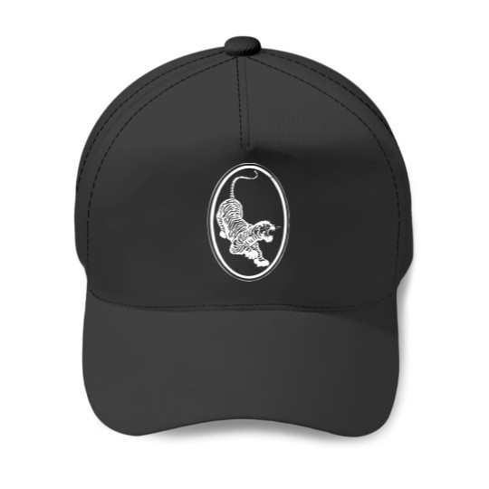 Discover Tiger Inlay Art Baseball Caps
